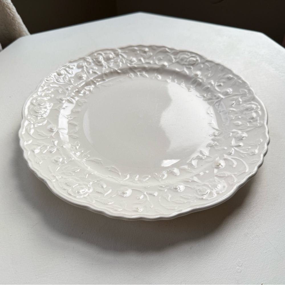 Vintage plate - Rose Point by Steubenville